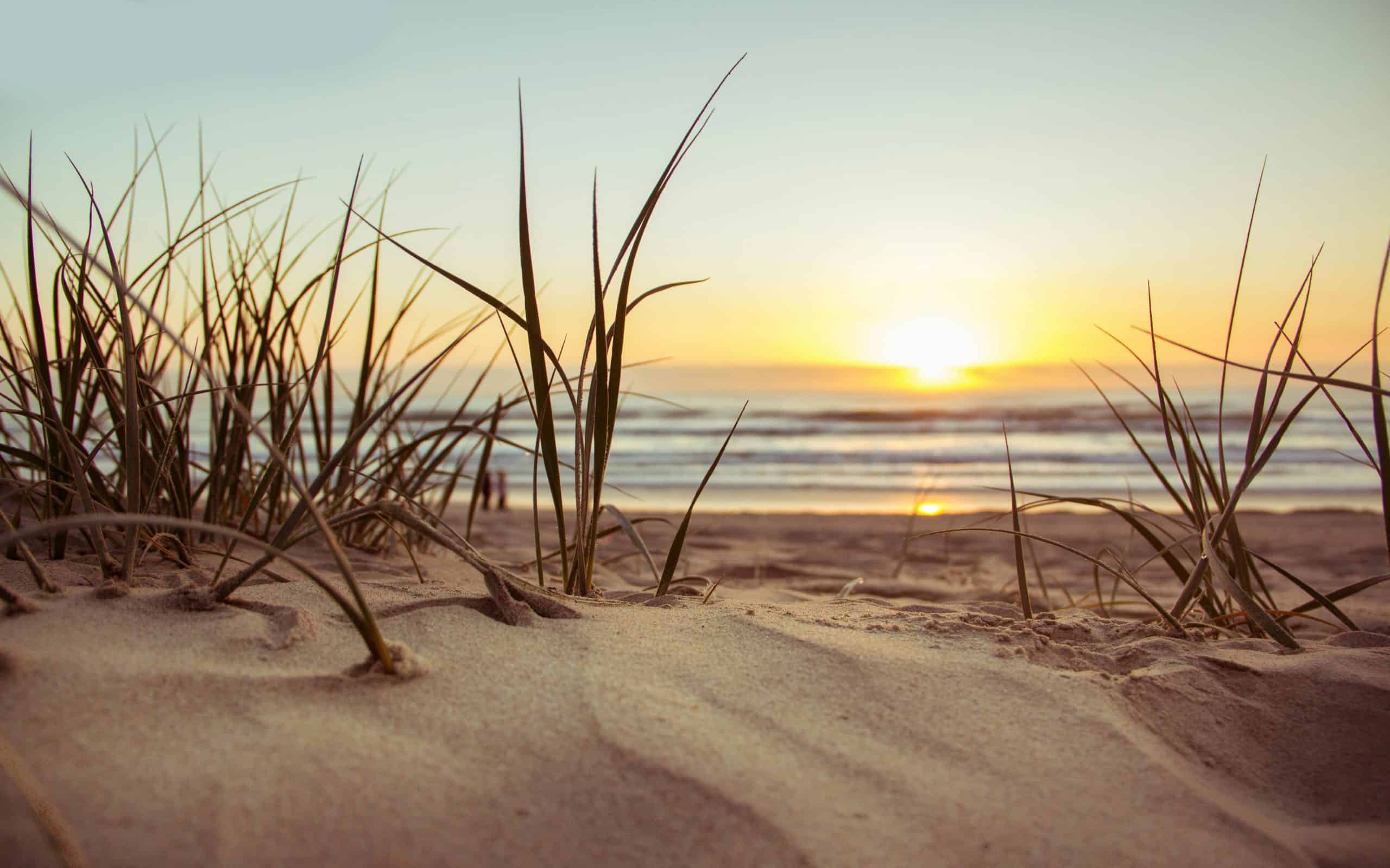 Sunset on a beach